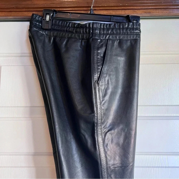 Bec & Bridge Slim Leather Jogger Pants Women’s size 6 - Picture 11 of 16